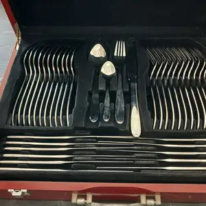 Full 82 piece cutlery set in presentation box, Paphos — Pegeia