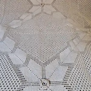 Antique cotton bed crochet cover, Nicosia — Agios Epifanios Oreinis