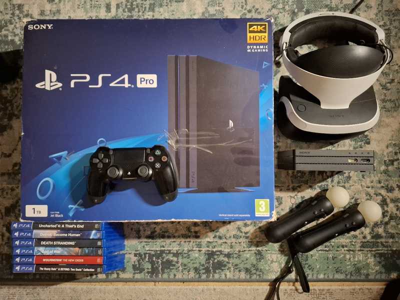 PlayStation4 - ps4 pro 1tb psvr ソフト6本 PlayStation4 - ps4 pro 1tb psvr ソフト6本 Ps4 pro 1tb + psvr