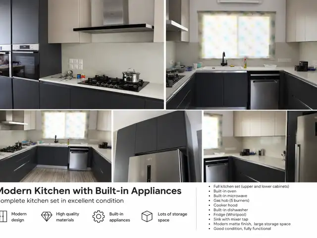Modern fitted kitchen in excellent condition. appliances not included, Επαρχία Λεμεσού — Άγιος Τύχων