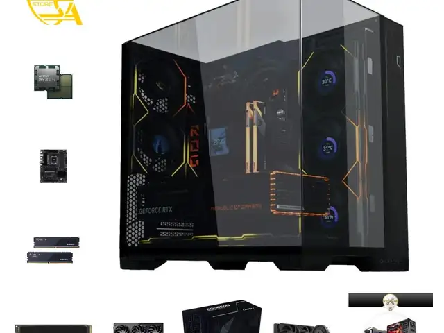 Custom gaming pc ryzen 7 7800x3d rx 9070 xt 32gb ddr5 2tb nvme, Επαρχία Λευκωσίας — Λακατάμεια - Αγία Παρασκευή