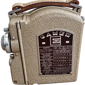 Vintage 1955 ercsam camex g.s. 8 double-8 cine camera-som berthiot lens, Nicosia — Lakatameia - Agia Paraskevi