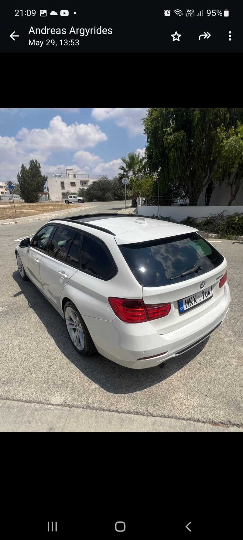 2015 BMW 3-Series 2,0L 2015 Cyprus
