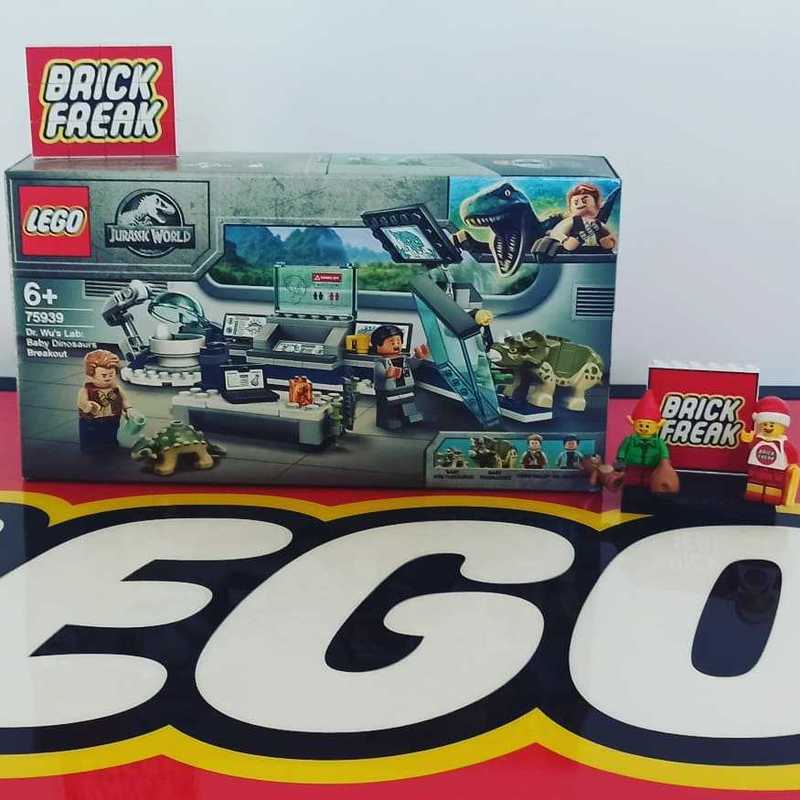 Lego 75939 jurassic world dr wus lab baby dinosaurs breakout €39