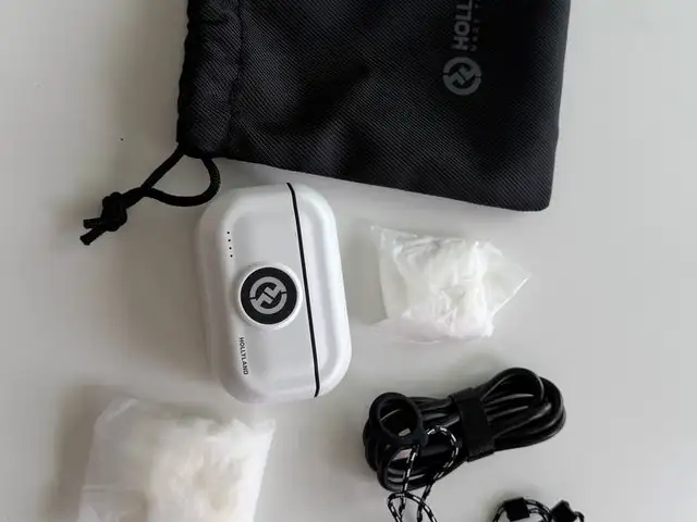 Hollyland lark m2 wireless microphone for iphone, lightning, 2 mics, white, Επαρχία Πάφου — Τσάδα