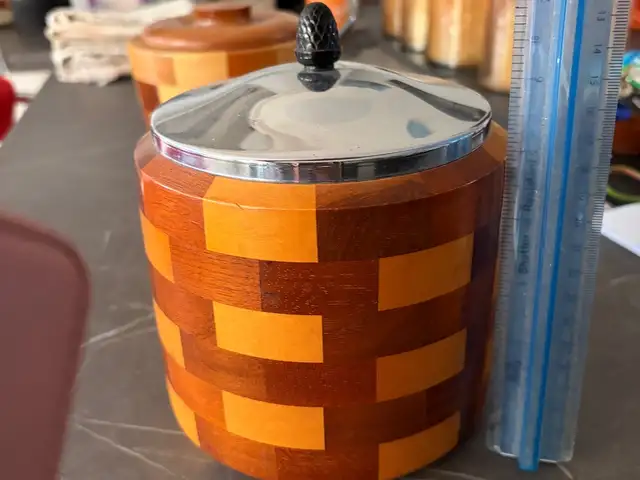 Vintage 1960s biscuit barrel, Paphos — Geroskipou Tourist Area