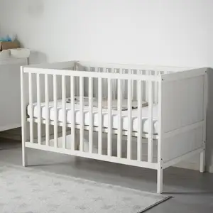 Ikea sundvik baby bed with mattress, Nicosia — Fterikoudi