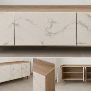 Modern and elegant 4-door sideboard in very good condition., Επαρχία Λευκωσίας — Έγκωμη - Παρισσινός