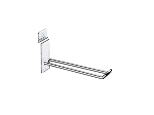 Punched hook shelf 9.0cm silver, Limassol — Agios Athanasios
