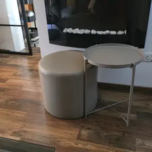 Ikea side table and poof, Limassol — Agios Tychon Tourist Area
