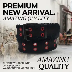 Unisex belts/ψεύτικη γούνα μοντέρνα αθλητικη μαυρη/κ ζώνη με διπλη βελονα, Επαρχία Λευκωσίας — Στρόβολος - Χρυσελεούσα