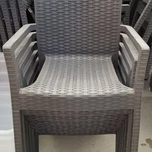 Καρεκλες ραταν με αλουμινιο ντυμενο ποδι rattan aluminum chairs grey γκριζο, Επαρχία Λάρνακας — Λιβάδια Λάρνακας