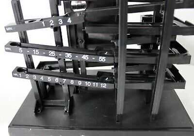 Rare time machine kinetic display clock art of timekeeping