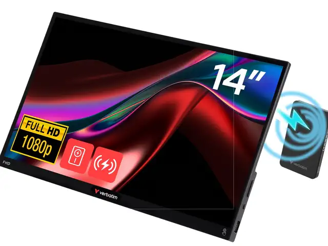 Verbatim monitor portable touch 14'' full-hd powered by wireless po..., Limassol — Agios Athanasios