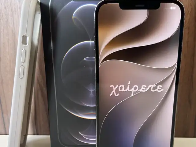 Iphone 12 pro max | 128gb | graphite | 100 battery | box, cable & case, Limassol — Erimi