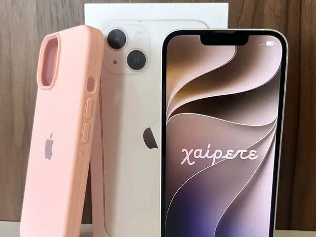 Iphone 13 | 128gb | starlight | 88 battery | box, cable & case | like new, Επαρχία Λεμεσού — Ερήμη