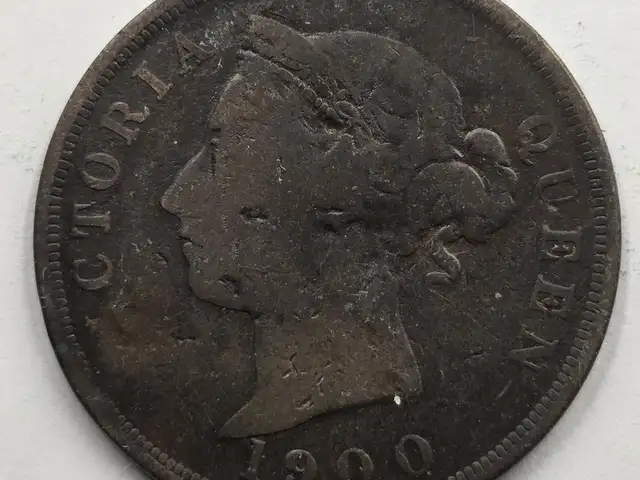 Cyprus 1 piastre rare coin 1900 queen victoria, Nicosia — Latsia - Agios Georgios