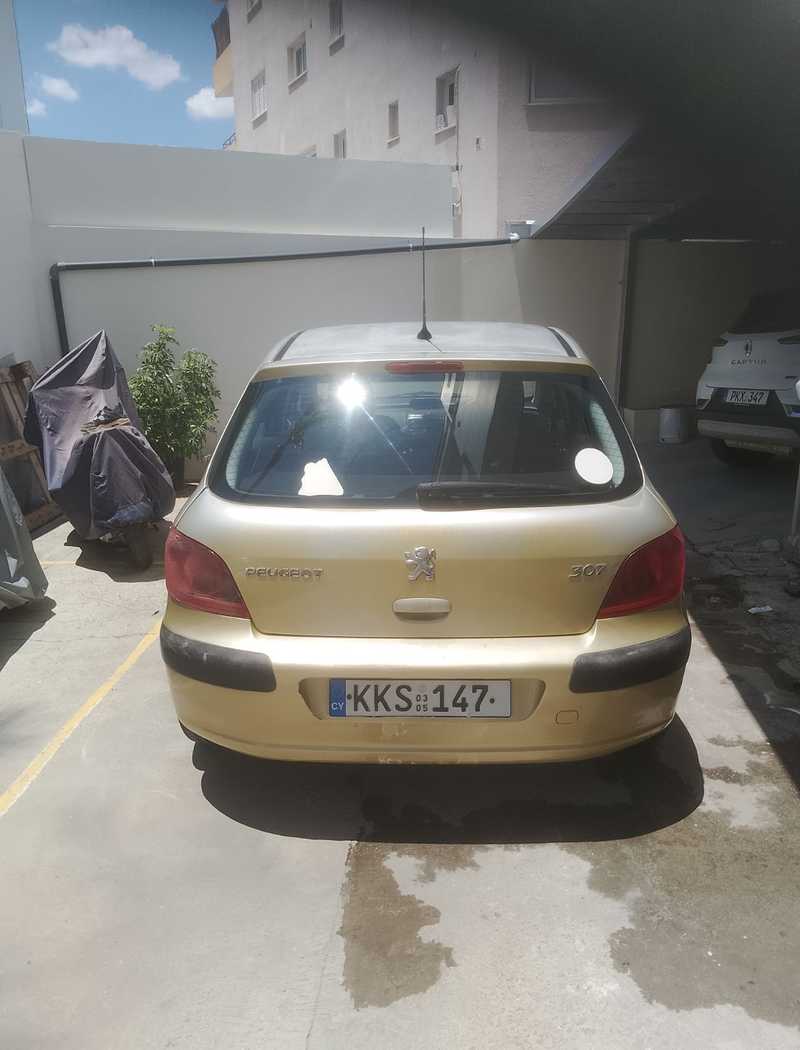 2005 Peugeot 307 1,6L 2005 Cyprus