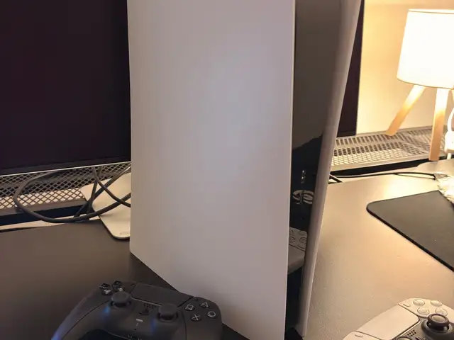 Playstation 5 digital with two controllers and charging dock, Limassol — Limassol - Neapolis