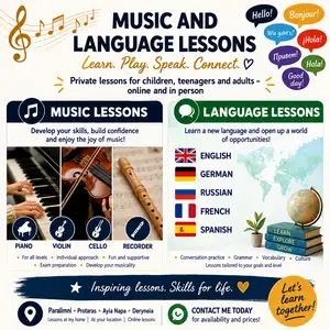 Language support and music lessons, Επαρχία Αμμοχώστου — Πρωταράς