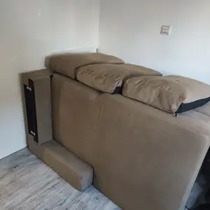 Corner sofa dark beige very good condition, Limassol — Ypsonas