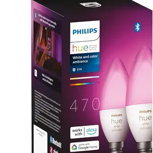 Philips hue white & colour ambiance e14 smart bulbs 2 pack, Limassol — Limassol - Katholiki