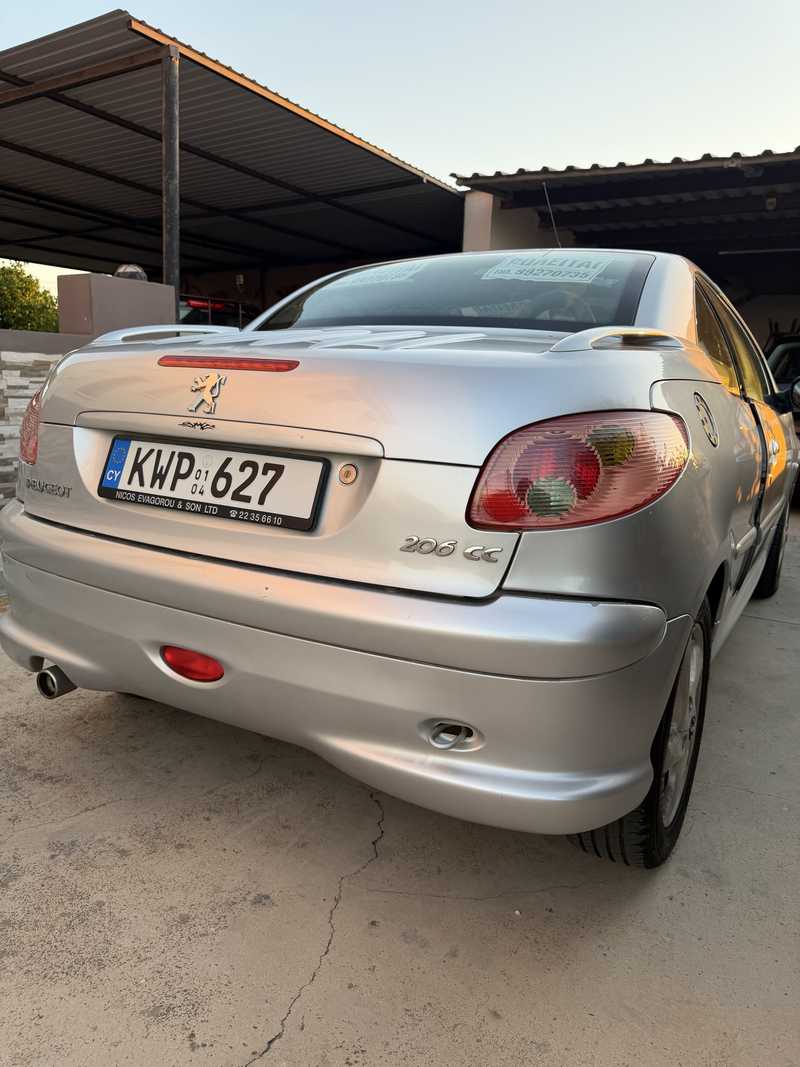 2004 Peugeot 206 1,6L 2004 Cyprus