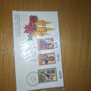 Christmas 1979 FDC με γραμματόσημα αριθμημένα με τον ίδιο αριθμό, Επαρχία Λευκωσίας — Λευκωσία - Παλουριώτισσα