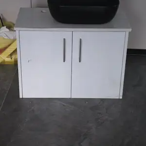 Sink Ravena black with cabinet with marble., Nicosia — Palouriotissa