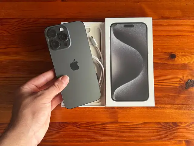Iphone 15 pro max 256gb 85 battery black tiranium - trade only with iphone, Nicosia — Nicosia - Ag. Antonios