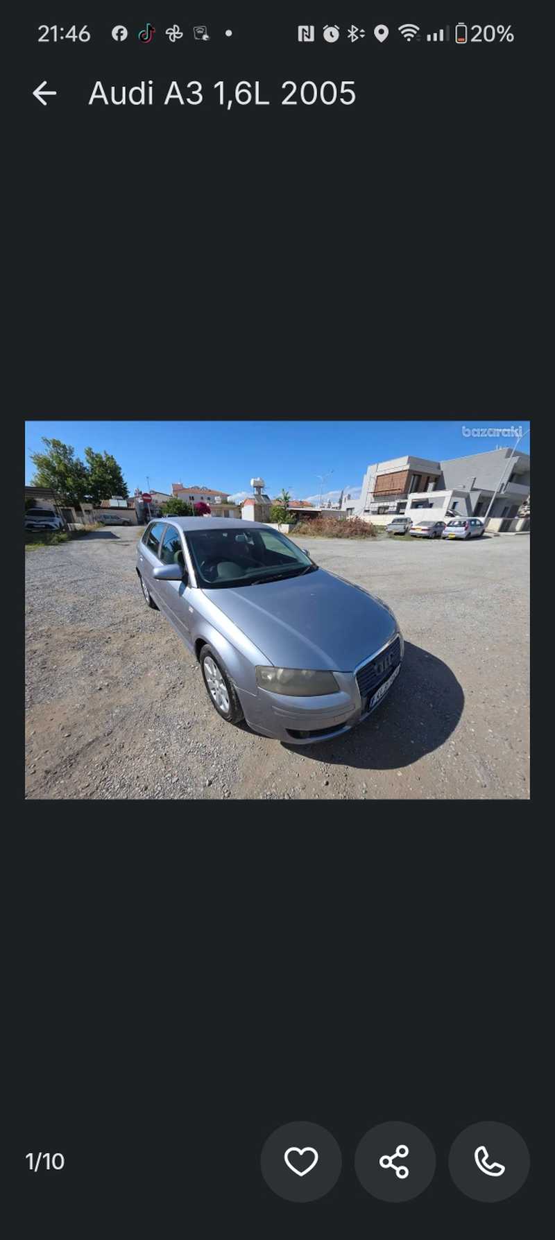 2000 Audi A3 2,2L 2000 Cyprus