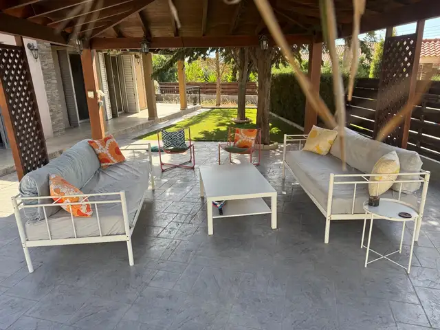 Complete ikea outdoor patio lounge set 2 daybeds, coffee table & 2 armchairs, Επαρχία Λεμεσού — Πύργος