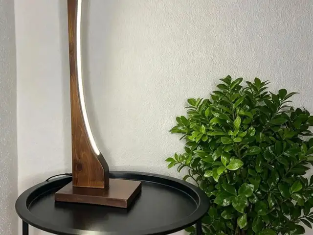 Solid wood handcrafted stylish led light, Limassol — Limassol - Agios Nicolaos