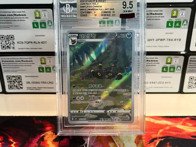 Pokémon card chinese umbreon scarlet&violet graded beckett gem mint 9.5, Επαρχία Πάφου — Πέγεια