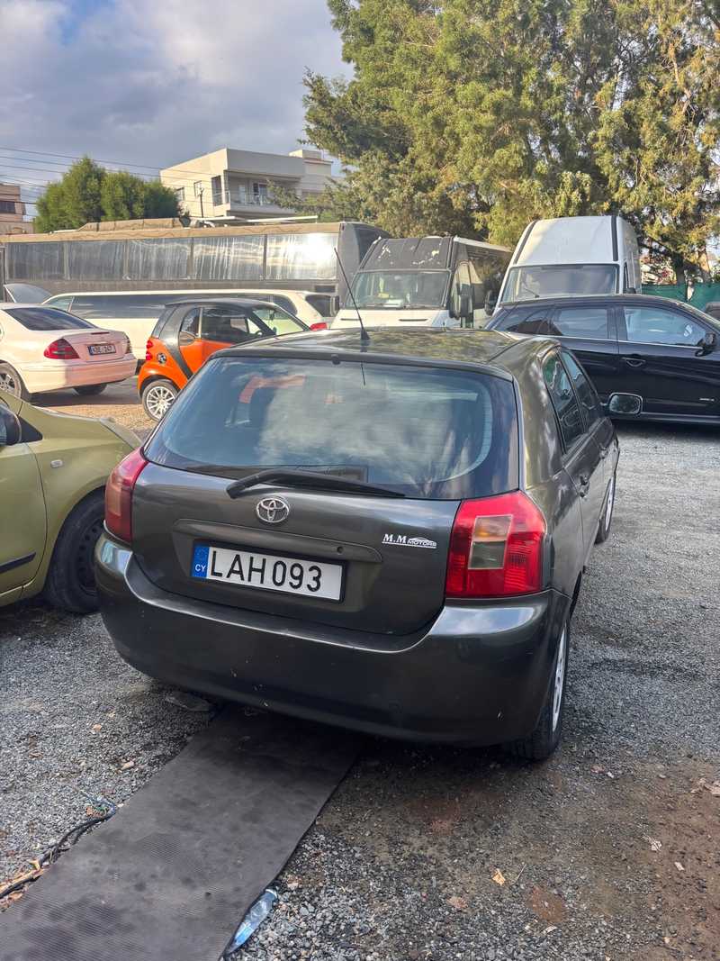 2004 Toyota Corolla 1,3L 2004 Cyprus