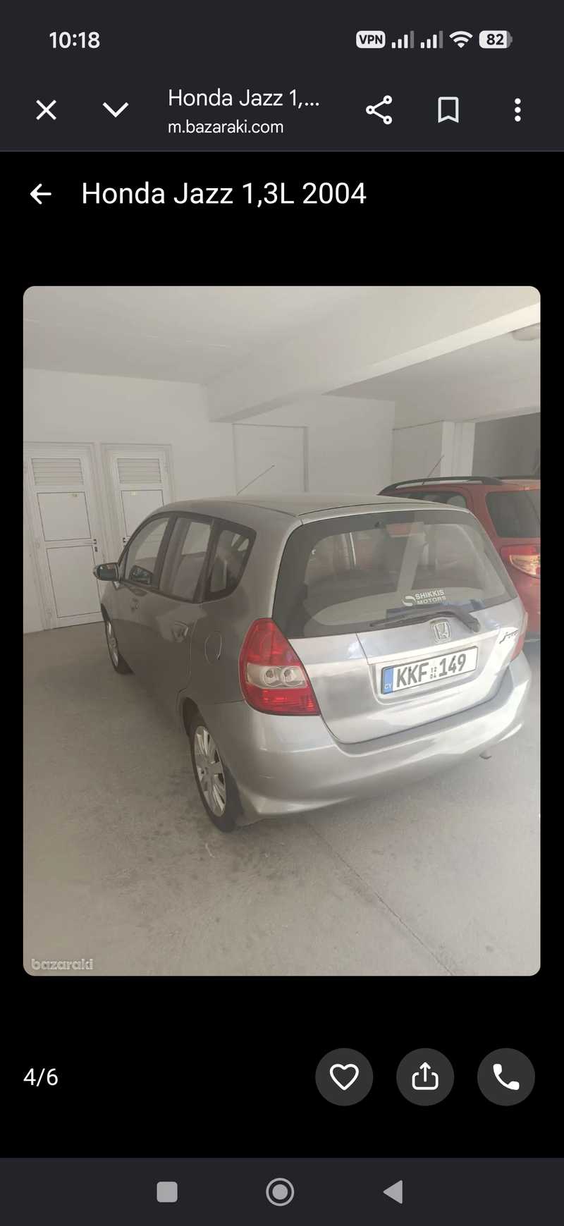 2004 Honda Jazz 1,3L 2004 Cyprus