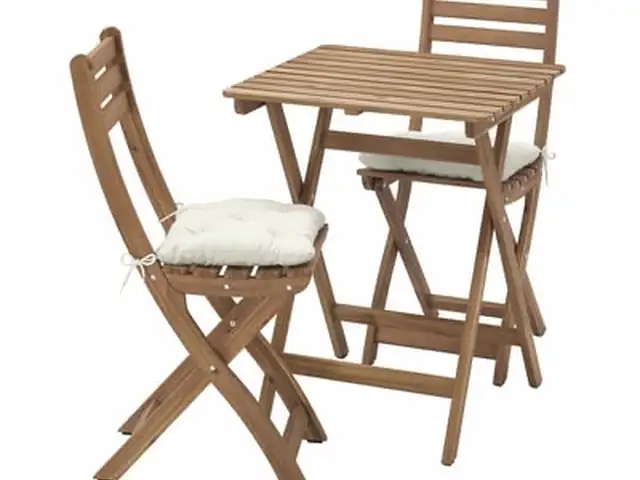 Ikea outdoor set 1 table + 2 chairs great condition, Paphos — Paphos - Kato Paphos