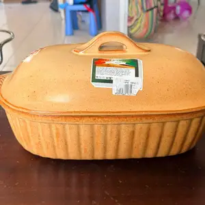 Italian terracotta casserole dish with lid de silva terre d umbrie, Limassol — Limassol - Agios Ioannis