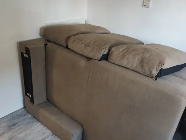 Corner sofa dark beige very good condition, Limassol — Ypsonas