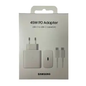 Charger usb-c with usb-c to usb-c cable samsung 45w eu white, Επαρχία Λεμεσού — Λεμεσός - Άγιος Νικόλαος
