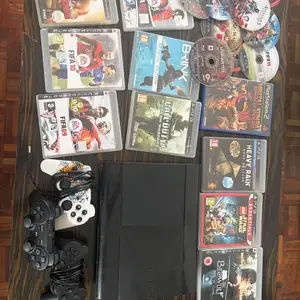 Playstation 3 slim with 3 controllers and games very good condition, Επαρχία Λεμεσού — Λεμεσός - Μέσα Γειτονιά