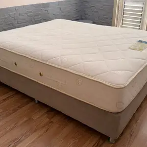 Double bed with a good quality mattress, Larnaca — Zygi