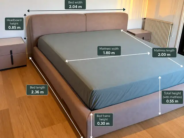Bed and mattress, Limassol — Limassol - Tsirion