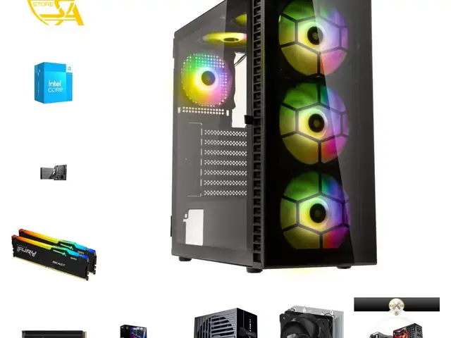 Custom gaming pc intel core i3 14100f rtx 5060 8gb 16gb ddr5 1tb nvme, Nicosia — Lakatameia - Agia Paraskevi