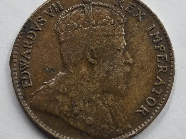 Cyprus 1/4 piastre coin 1905 king edward, Nicosia — Latsia - Agios Georgios