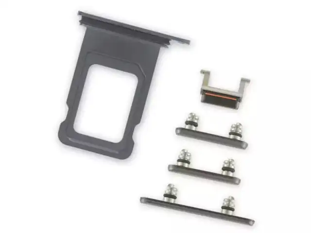 Sim card holder with button apple iphone xs max black original, Limassol — Agios Athanasios