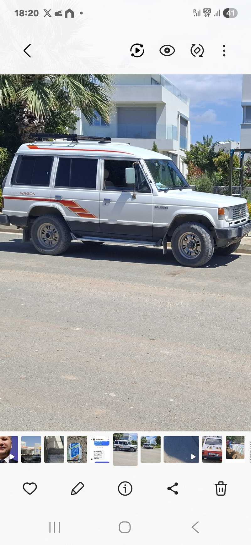 1987 Mitsubishi Pajero 2,5L 1987 Cyprus
