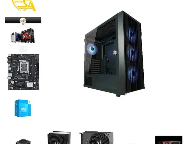 Custom 1080p gaming pc intel core i3 14100f rtx 3050 8gb ddr4 1tb nvme, Nicosia — Lakatameia - Agia Paraskevi