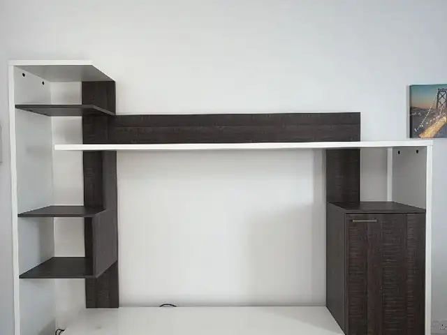 Σύνθετο έπιπλο tv λευκό / σκούρο ξύλο, Nicosia — Lakatameia - Agios Mamas