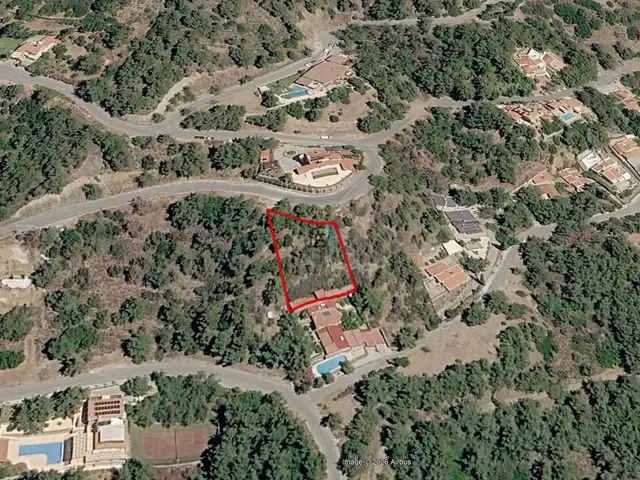 Residential Plot 1030 m², Επαρχία Λεμεσού — Μονιάτης